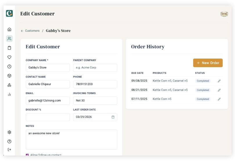 Customers and orders together